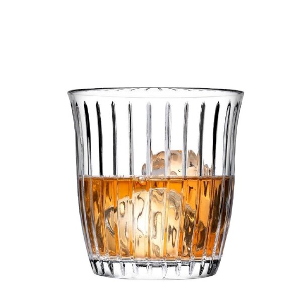 Pasabahce Joy Whisky Glas Set – 4 Stück, 360 ml für genussvolles Trinken