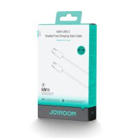 USB-C/USB-C-Kabel - Ladekabel Joyroom Ben Series 60 W 1 m – weiß