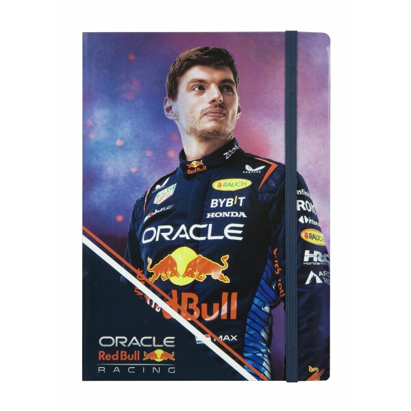 Red Bull Notizbuch - Hardcover mit Max Verstappen Design