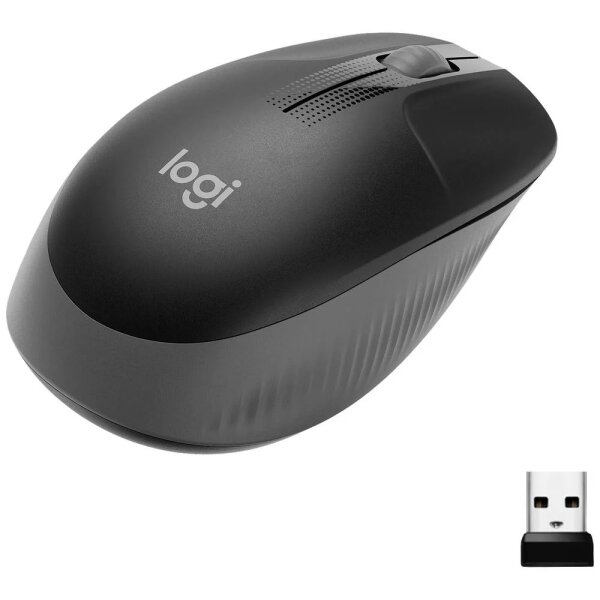 3 Tasten Maus - Logitech M190 1000 dpi kabellose Maus Standardgröße