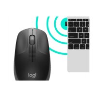 3 Tasten Maus - Logitech M190 1000 dpi kabellose Maus Standardgröße