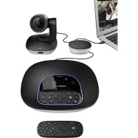 HD Webcam mit Videokonferenzsystem - Logitech GROUP Full HD-Webcam 1920 x 1080 Pixel