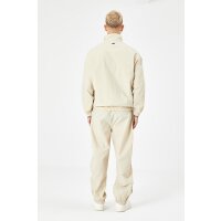 Jogginganzug Oberteil Oversize Fit Polyamid Sweatshirt mit Reißverschluß