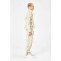 Jogginganzug Oberteil Oversize Fit Polyamid Sweatshirt mit Reißverschluß