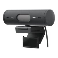 Plug-and-Play Logitech BRIO 505 - Webcam 1920 x 1080 -  Business Webcam mit USB-C Anschluss