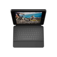 Logitech Rugged Folio Tablet-Tastatur mit BookCover -...