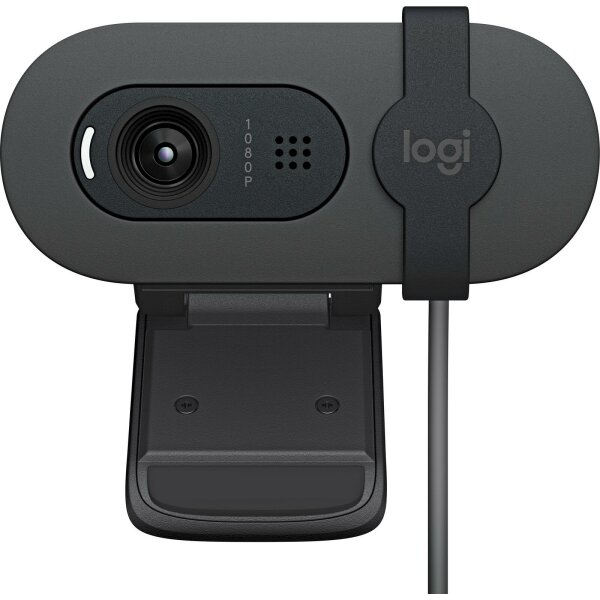 Full HD-Business-Webcam - Logitech Brio 105 mit 1,5 m Kabel und integriertem Mikrofon