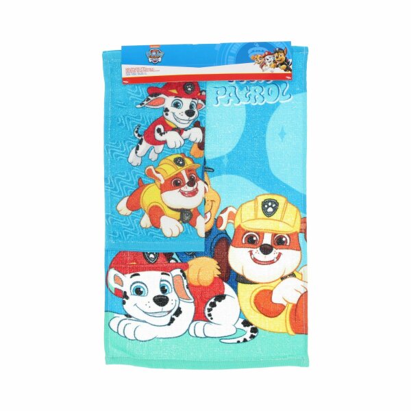 Paw Patrol Handtuch Set für Kinder Badetuch + Gesichtshandtuch mit saugfähiger Stoff