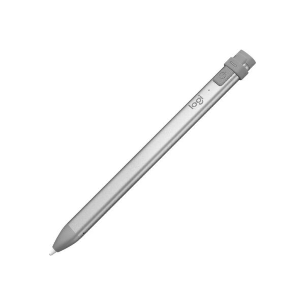 Wiederaufladbarer Touchpen Logitech Crayon - mit austauschbarer Kohlefaserspitze, mit präziser Schreibspitze und Bluetooth