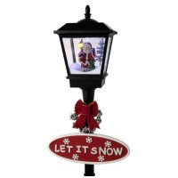 Weihnachtliche LED Laterne 180cm Santa Claus Design in...