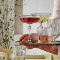 Pasabahce Gläser-Set 4 Teilig Transparent 245 ml Stielgläser Cocktailgläser