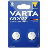 Varta Knopfzelle CR 2032 3 V 2 St. 220 mAh Lithium-Batterie