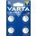 Varta Batterie Lithium, Knopfzelle, CR2016, 3V - 4er-Pack