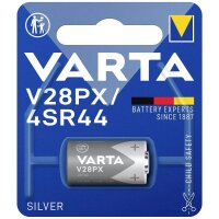 Fotobatterie Varta SILVER - V28PX, 4SR44, 6.2V - Silberoxid 145 mAh 1 Stück