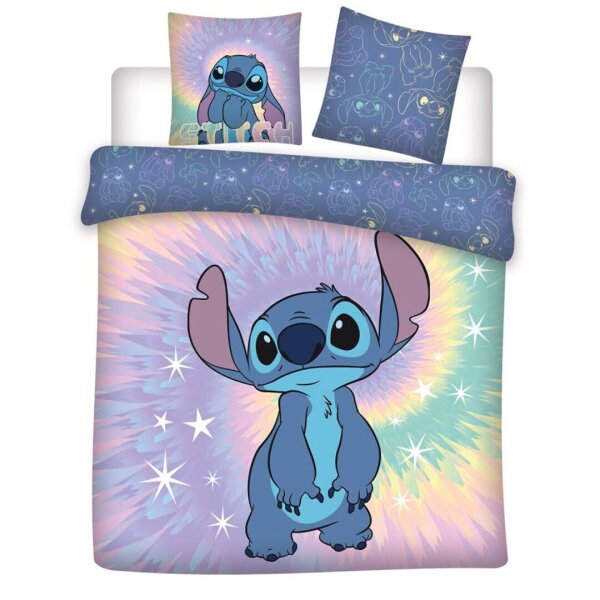 Lilo & Stitch Bettbezug für zwei Personen – Weich und bunt 240x220 cm