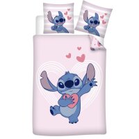 Disney Lilo & Stitch Pink Bettwäsche für...