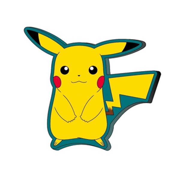 Pokémon Pikachu Kuschelkissen – Weiches Velours für Reisen und Relaxen