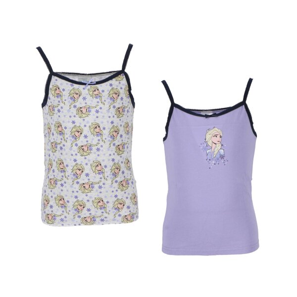 Disney Frozen 2er Pack Unterwäsche Shirts Mädchen Unterhemden