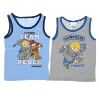 Playmobil 2er Pack Unterhemd Shirt aus 100% Baumwolle...