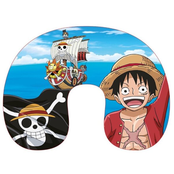 One Piece Reisekopfkissen für Kinder Aufblasbares Kissen 100% Polyester