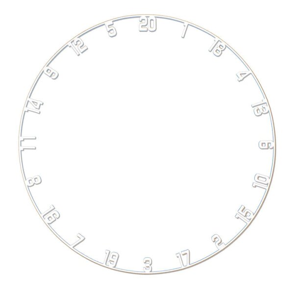 TEX Titan Dartboard White Number Ring