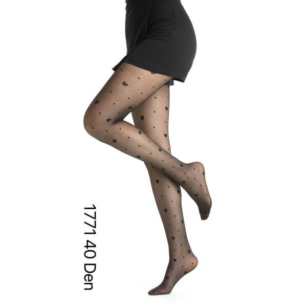 Elegante schwarze Strumpfhose für Damen 40 Den für stilvolle Outfits