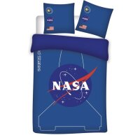 NASA Bettwäsche 200x140 cm 100% Mikrofaser mit...