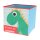 Dino Box 31x31x31 cm – Faltbare Spielzeugkiste aufbewahrungsbox für Kinder