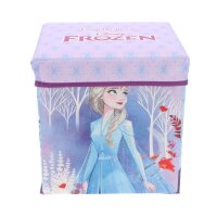 Frozen Sitzbox Aufbewahrungsbox zusammenklappbar 30x30x30 cm