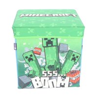 Minecraft Sitzbox Praktische Aufbewahrung Spielzeug Box 30x30x30 cm