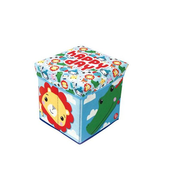 Fisher-Price Aufbewahrungsbox zusammenklappbar Ideal für Ordnung und Spiel 30x30x30 cm