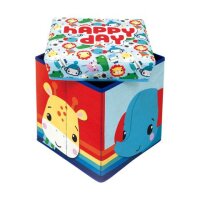 Fisher-Price Aufbewahrungsbox zusammenklappbar Ideal für Ordnung und Spiel 30x30x30 cm