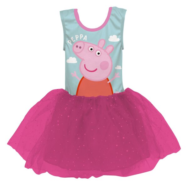 Peppa Pig Kleid in Türkis und Pink für kleine Fashionistas von 2-6 Jahren