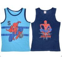 Spiderman Unterhemd / Shirt 2er Pack für Jungen 100%...