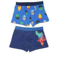 Avengers Boxershorts 2er Pack – 100% Baumwolle für Jungen Unterwäsche