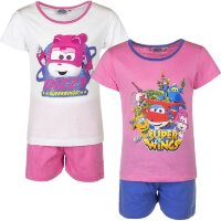 Super Wings Pyjama-Set aus Baumwolle kurzer Schlafanzug...