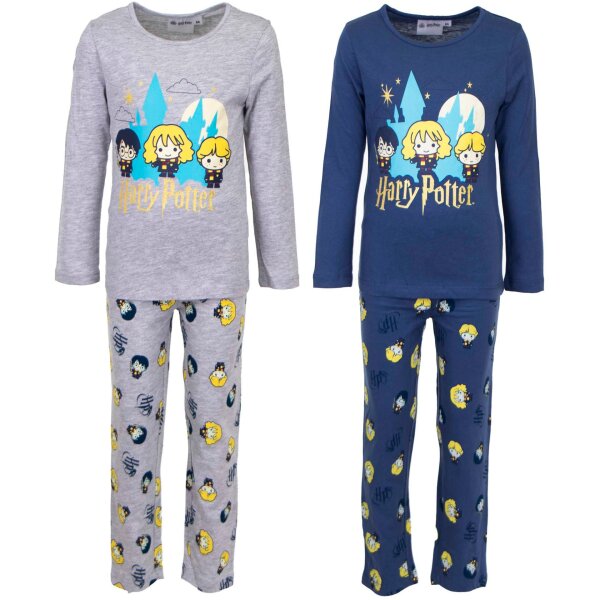 Harry Potter Nachtwäsche Schlafanzug aus Baumwolle Pyjama-Set für Kinder