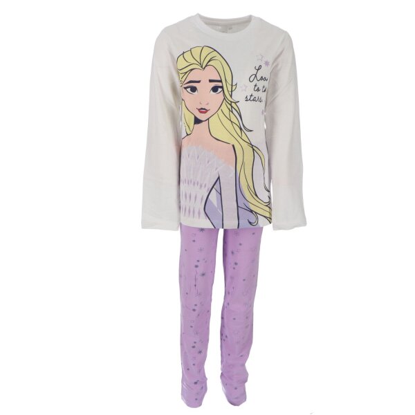 Frozen Kinder-Schlafanzug Zweiteiliges Pyjama-Set aus weicher Baumwolle