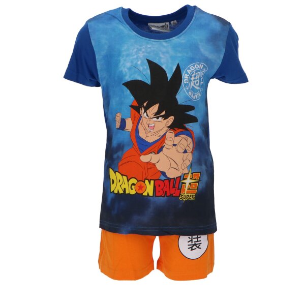 Dragon Ball Z Shortama Schlafanzug aus Baumwolle Kurzer Pyjama für Kinder