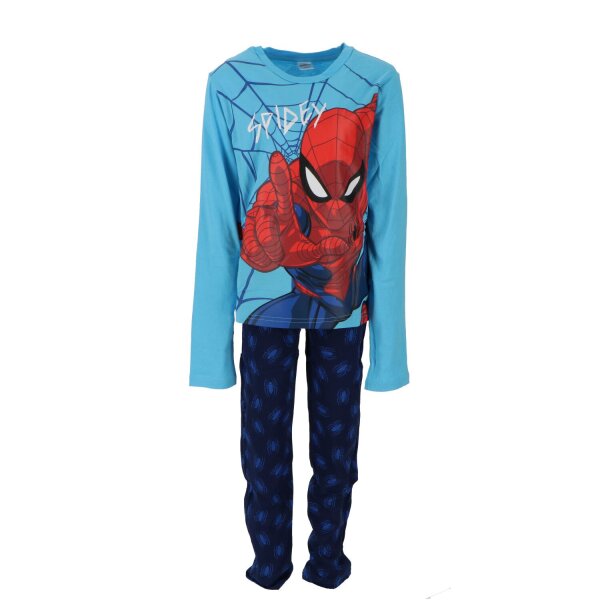 Spiderman Schlafanzug Set aus Baumwolle Pyjama Nachtanzug Homewear für Kinder