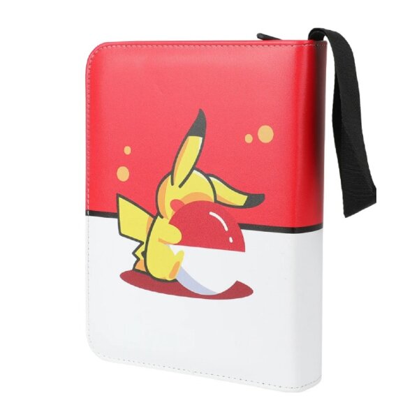 Tragbare Pokemon Sammelalbum,Karten Sammelalbum,50 Seiten 400 Taschen Hefte für Karten