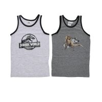 Jurassic World Unterhemd Shirt 2er Pack 100% Baumwolle...