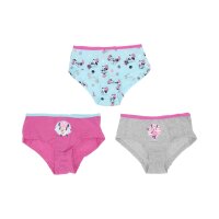 Minnie Maus 3er Pack Unterhosen Slips 100% Baumwolle...