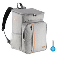 Thermotasche Kühltasche 25 Liter Rucksack grau