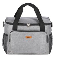 Thermotasche 10L Kühltasche Cooler Bag Picknicktasche Grau