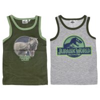 Jurassic World Unterhemd Shirt 2er Pack 100% Baumwolle Unterwäsche