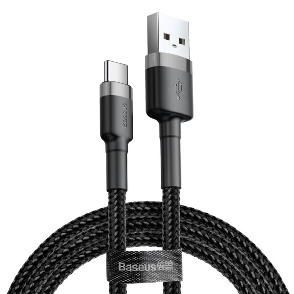 Strapazierfähiges Nylonkabel USB / USB-C QC3.0 2A 2M - Baseus Cafule Kabel