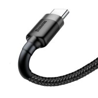 Strapazierfähiges Nylonkabel USB / USB-C QC3.0 2A 2M - Baseus Cafule Kabel