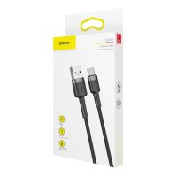 Strapazierfähiges Nylonkabel USB / USB-C QC3.0 2A 2M - Baseus Cafule Kabel