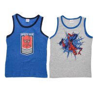 Spiderman Unterhemd Shirt 2er Pack 100% Baumwolle...